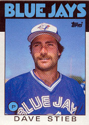 1986 Topps Baseball Cards      650     Dave Stieb